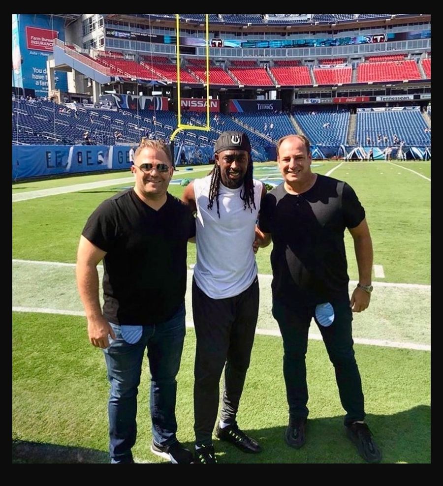 NEXT Sports Agency on the NFL sideline